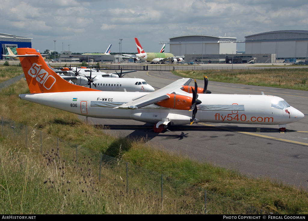 Aircraft Photo of F-WWEC | ATR ATR-72-500 (ATR-72-212A) | Fly540 | AirHistory.net #93015