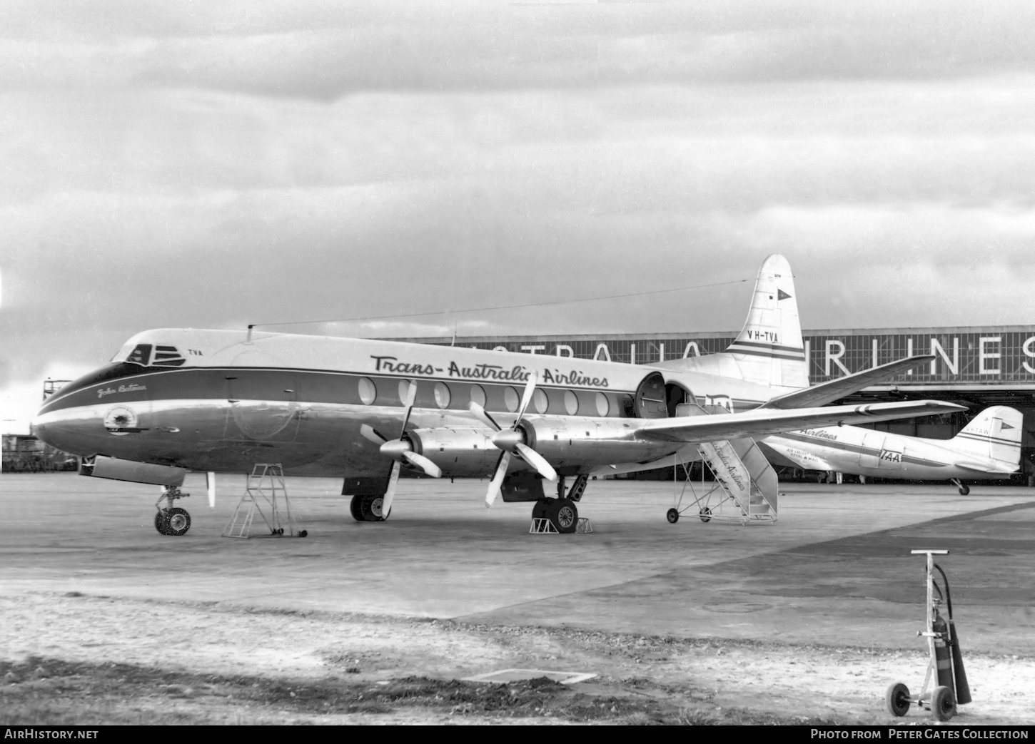 Aircraft Photo of VH-TVA | Vickers 720 Viscount | Trans-Australia Airlines - TAA | AirHistory.net #93055