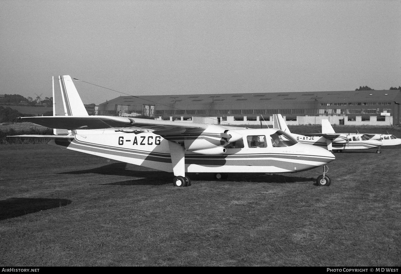 Aircraft Photo of G-AZCG | Britten-Norman BN-2A Islander | Britten-Norman | AirHistory.net #93071