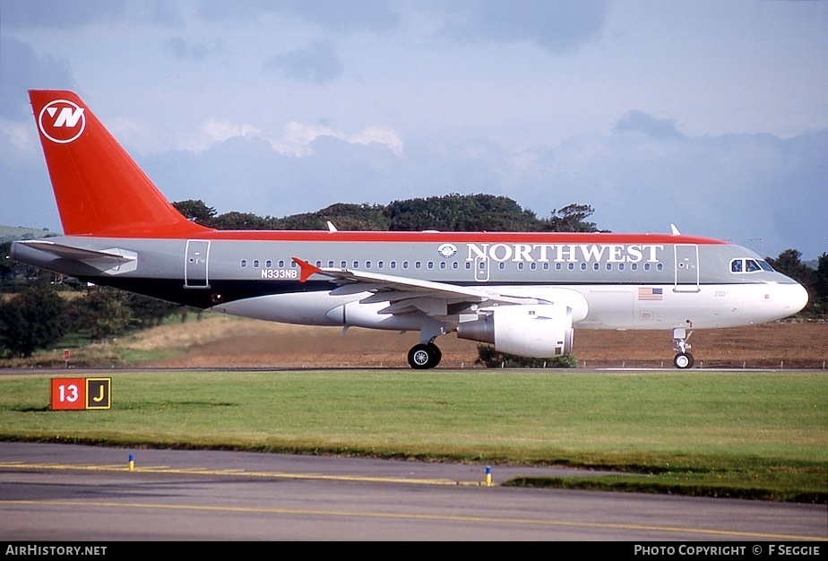 Aircraft Photo of N333NB | Airbus A319-114 | Northwest Airlines | AirHistory.net #93077