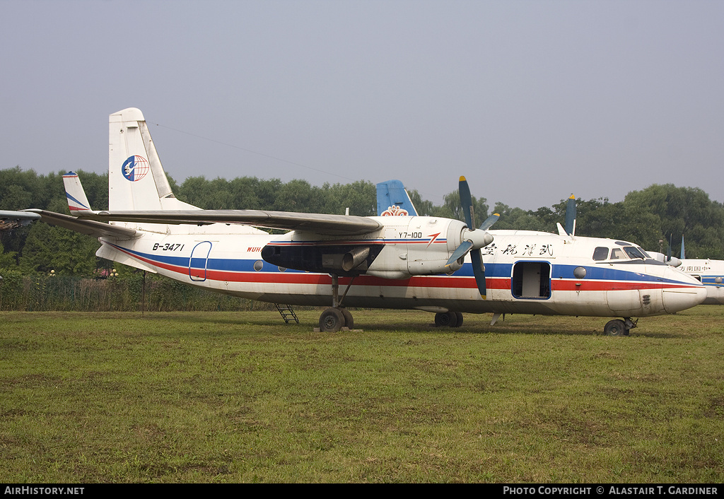 Aircraft Photo of B-3471 | Xian Y7-100 | Wuhan Airlines | AirHistory.net #93082