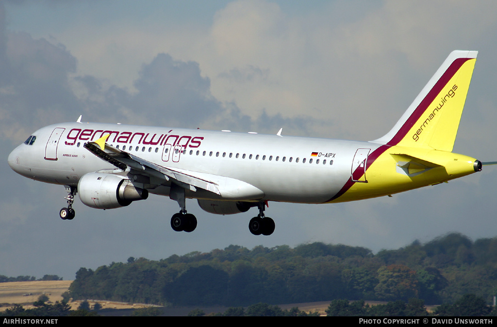 Aircraft Photo of D-AIPX | Airbus A320-211 | Germanwings | AirHistory.net #93096