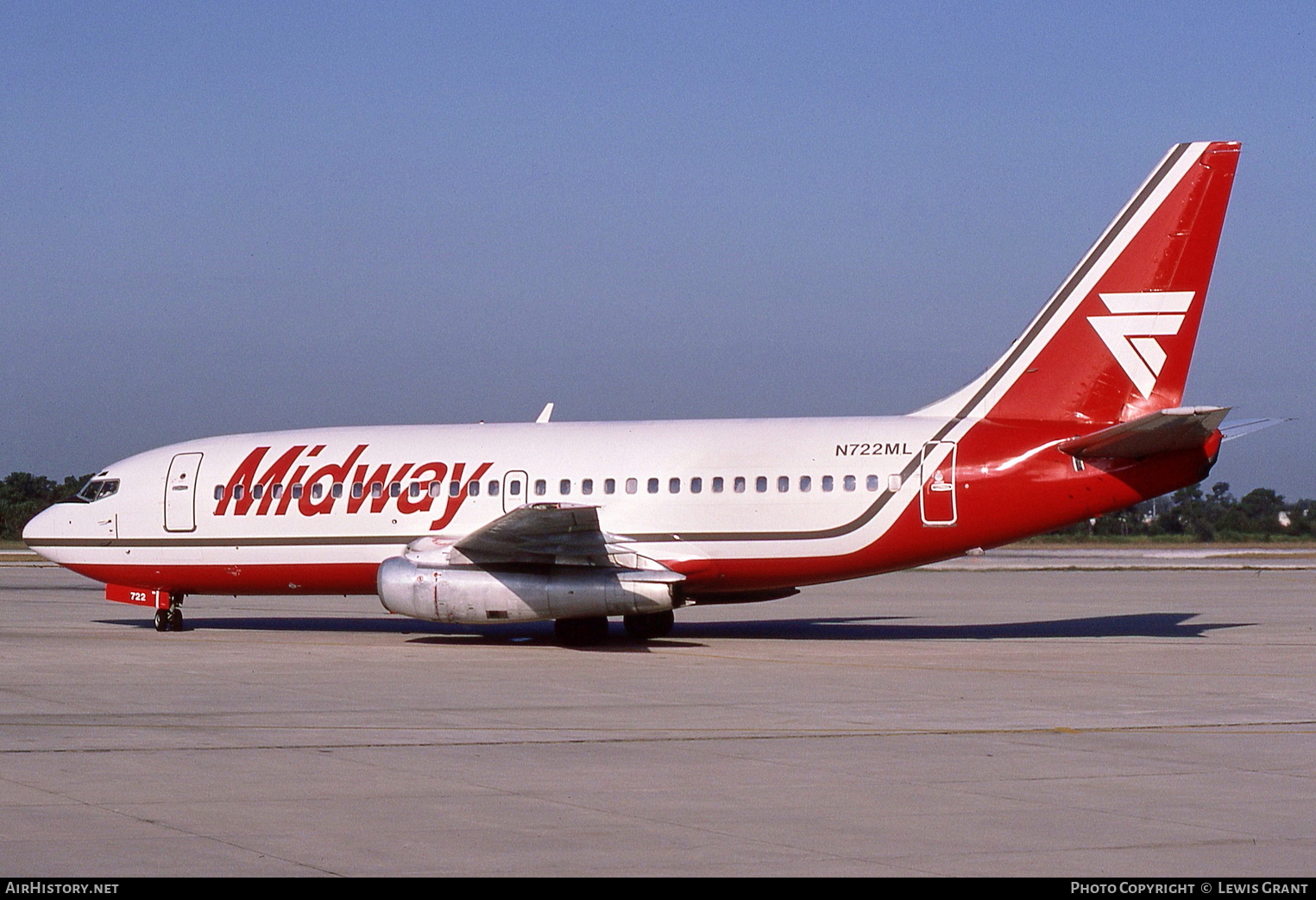 Aircraft Photo of N722ML | Boeing 737-2T4/Adv | Midway Airlines | AirHistory.net #93122