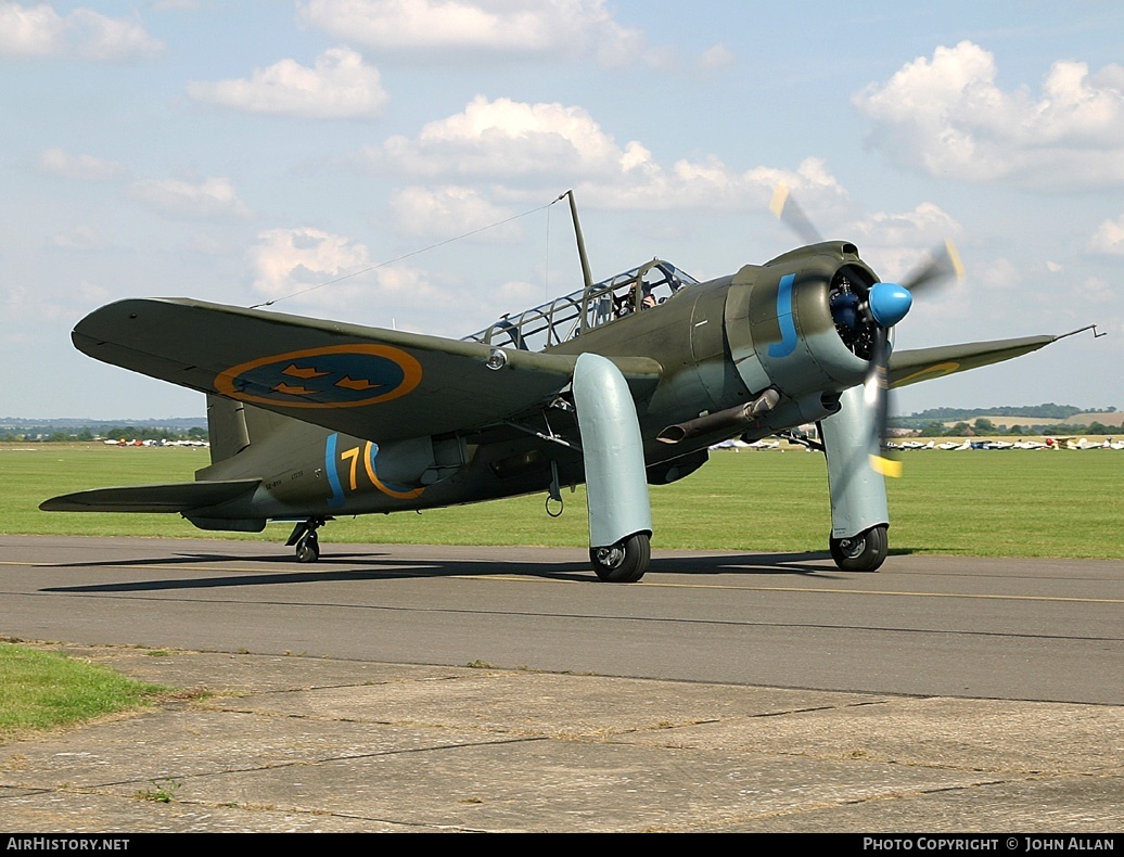 Aircraft Photo of SE-BYH | Saab B17A | Sweden - Air Force | AirHistory.net #93129