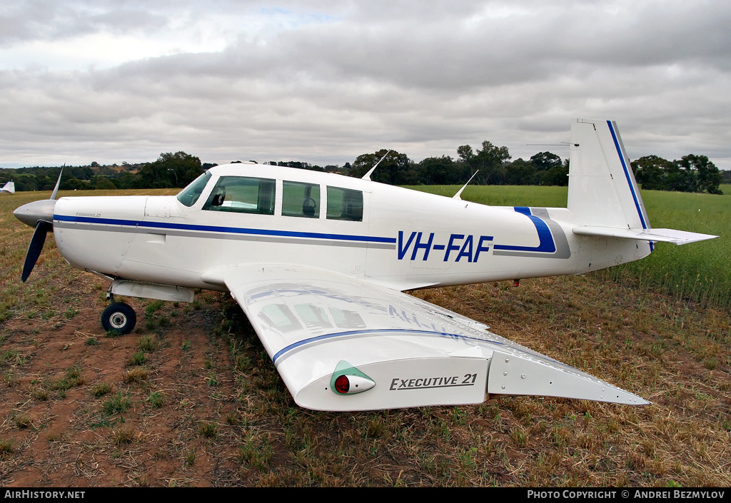 Aircraft Photo of VH-FAF | Mooney M-20F Executive 21 | AirHistory.net #93136