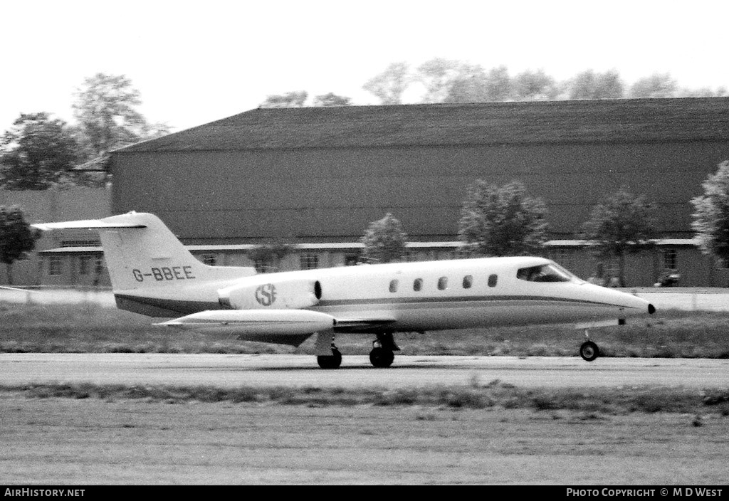Aircraft Photo of G-BBEE | Gates Learjet 25B | CSE Aviation | AirHistory.net #93138