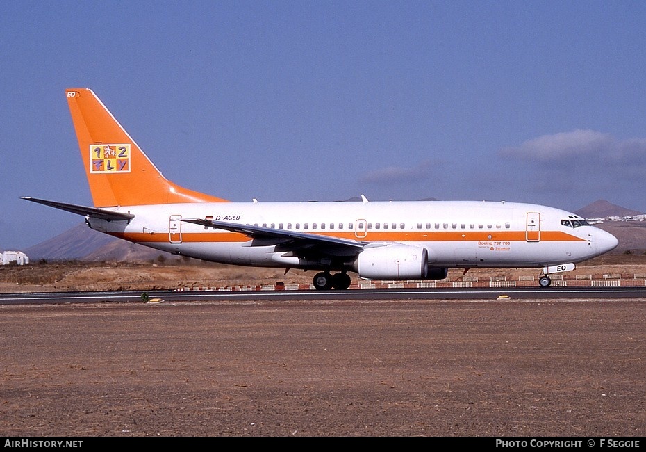 Aircraft Photo of D-AGEO | Boeing 737-75B | Germania | AirHistory.net #93164