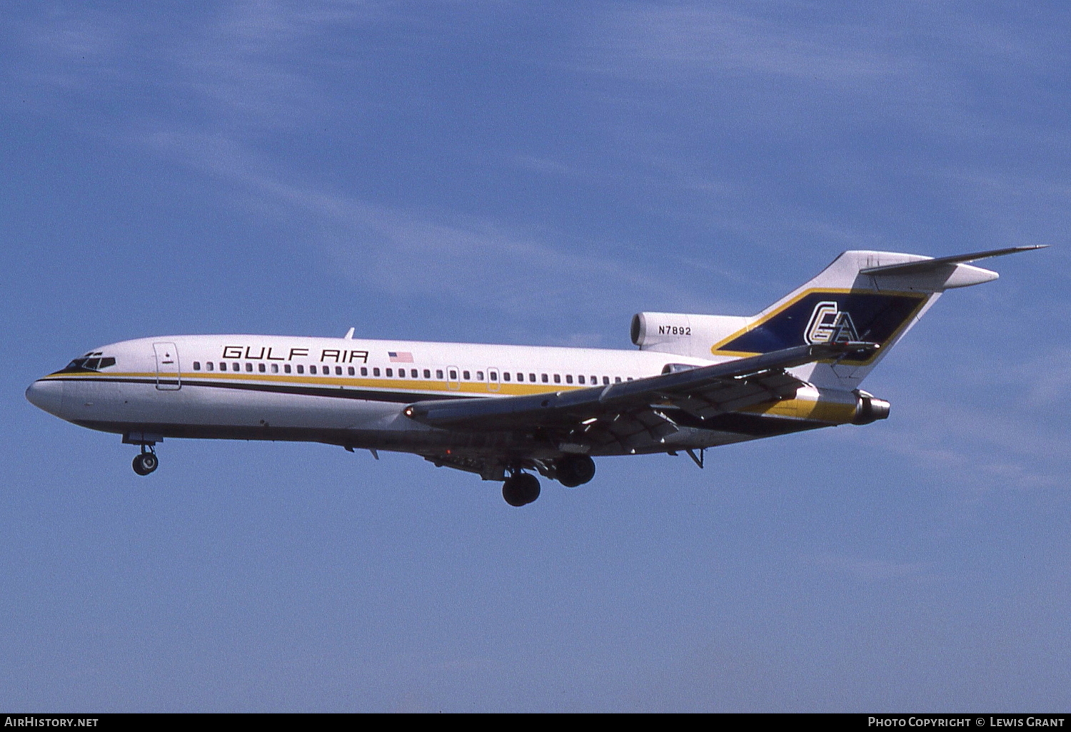 Aircraft Photo of N7892 | Boeing 727-31 | Gulf Air Transport | AirHistory.net #93201