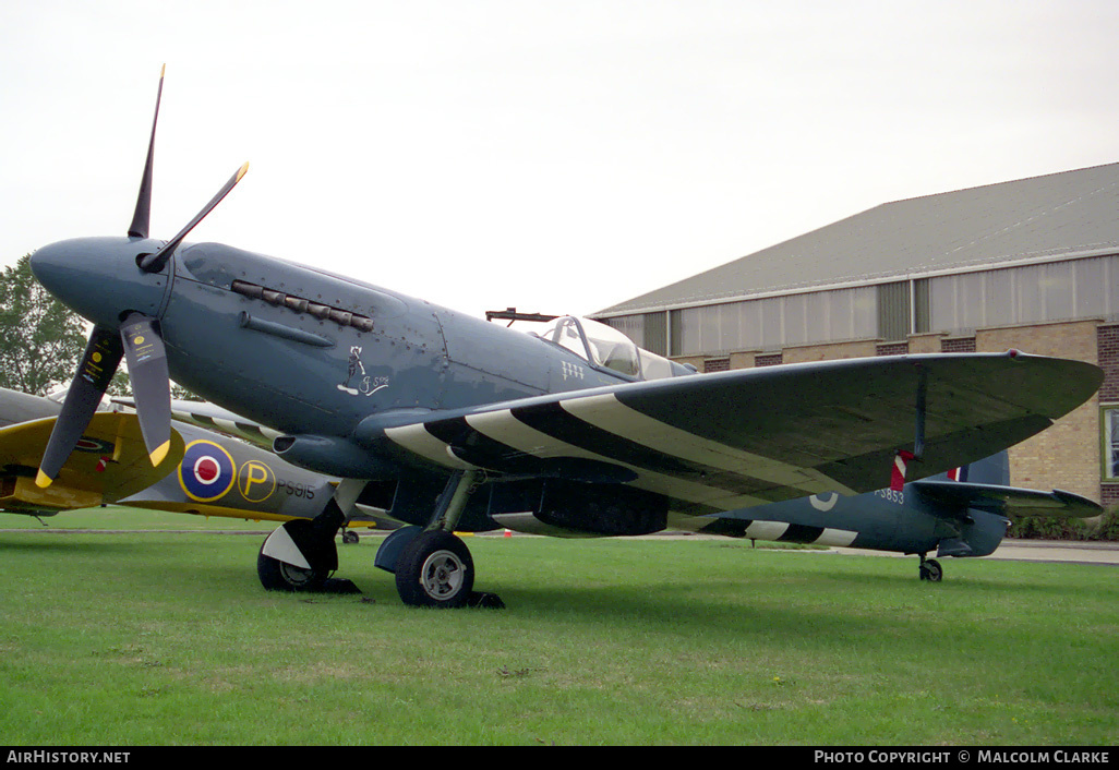 Aircraft Photo of PS853 | Supermarine 389 Spitfire PR19 | UK - Air Force | AirHistory.net #93255