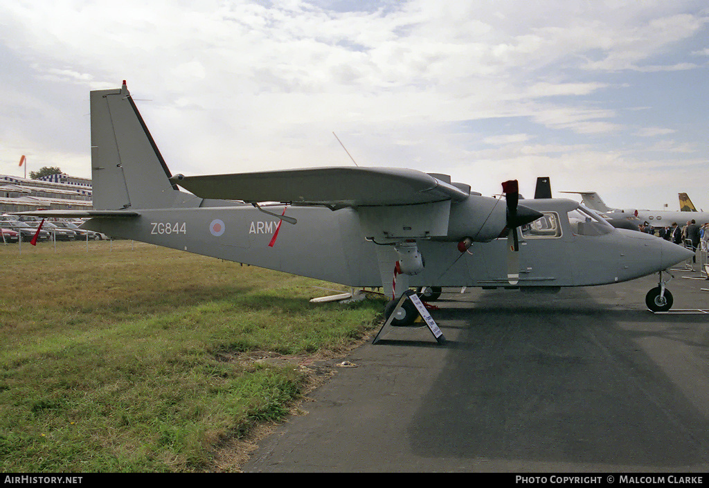 Aircraft Photo of ZG844 | Pilatus Britten-Norman BN-2T Islander AL1 | UK - Army | AirHistory.net #93257
