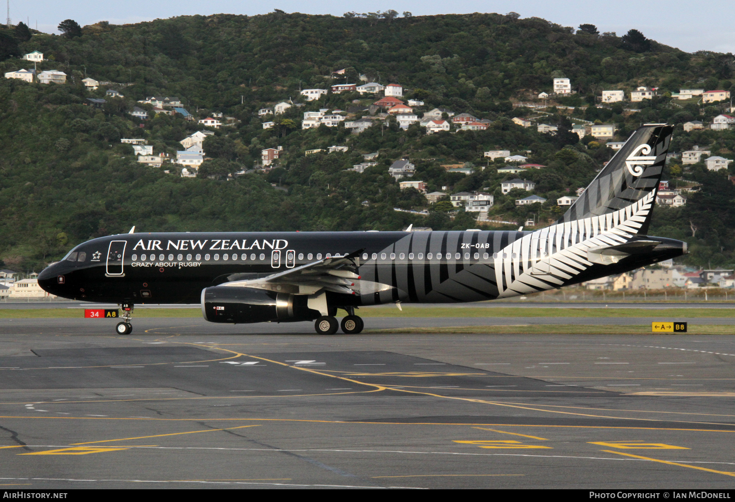 Aircraft Photo of ZK-OAB | Airbus A320-232 | Air New Zealand | AirHistory.net #93280