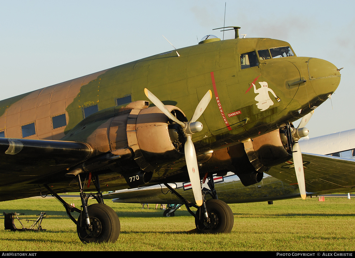Aircraft Photo of N2805J / AF43-770 | Douglas C-47D Skytrain | USA - Air Force | AirHistory.net #93289