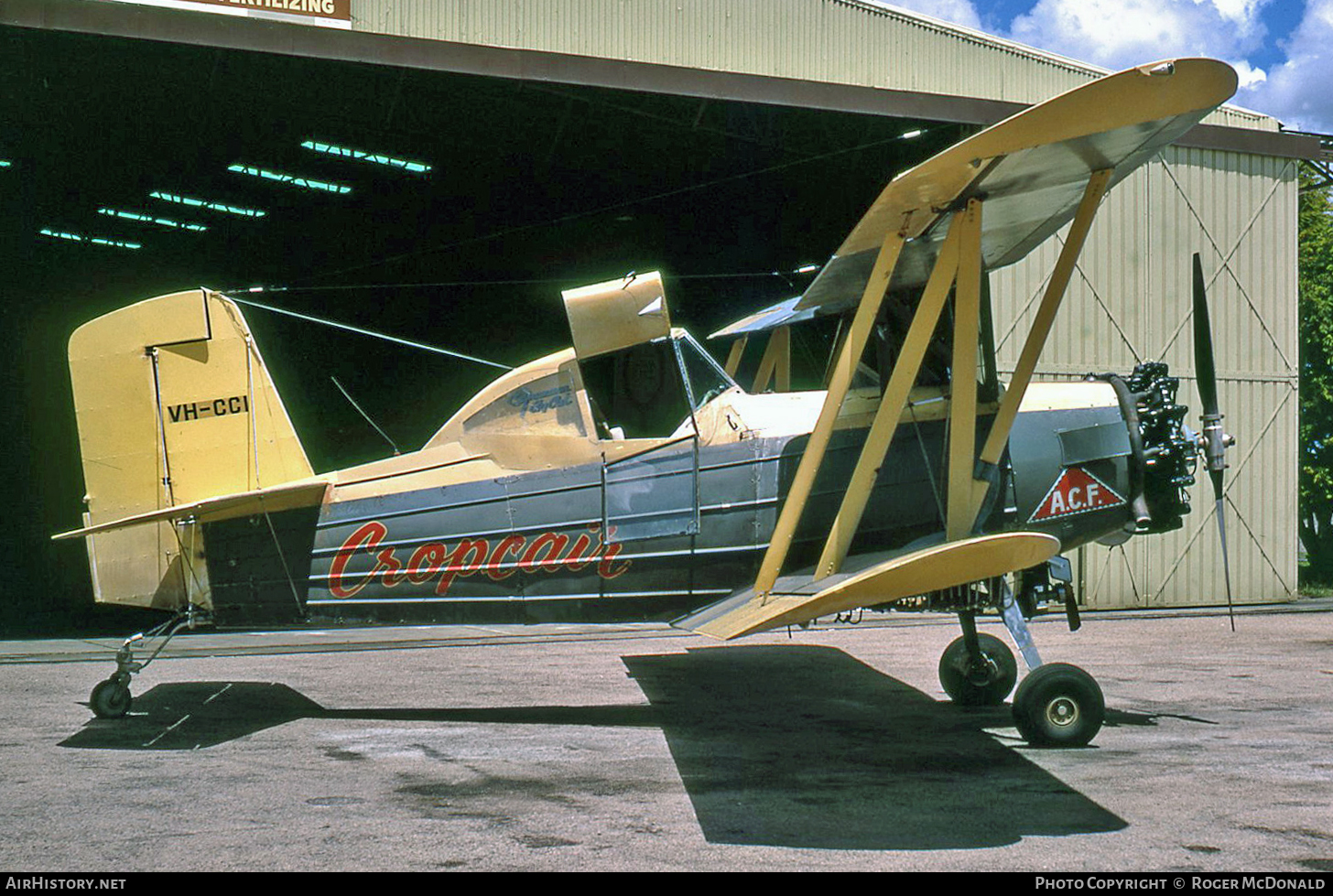 Aircraft Photo of VH-CCI | Grumman G-164 Ag-Cat | Cropcair | AirHistory.net #93294