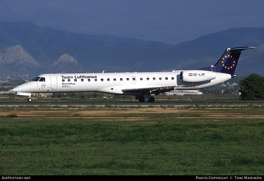 Aircraft Photo of OE-LSP | Embraer ERJ-145MP (EMB-145MP) | Team Lufthansa | AirHistory.net #93308