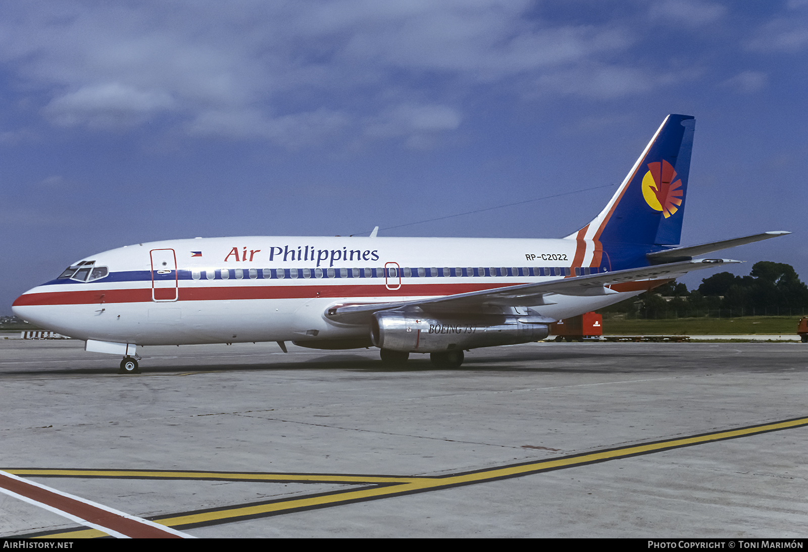 Aircraft Photo of RP-C2022 | Boeing 737-222 | Air Philippines | AirHistory.net #93310