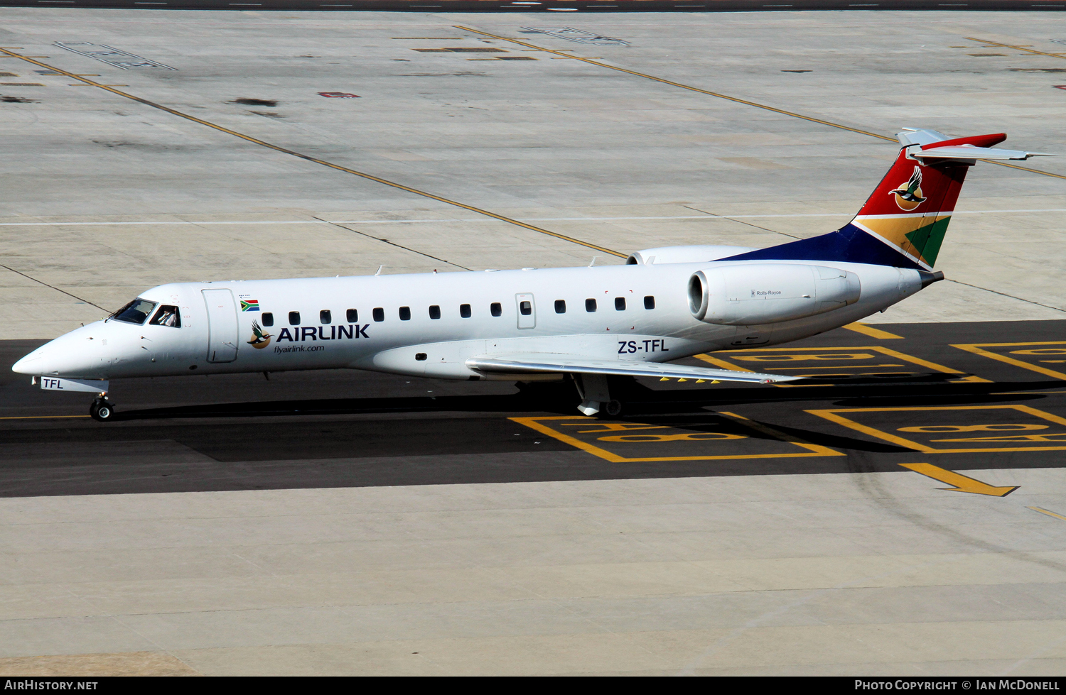 Aircraft Photo of ZS-TFL | Embraer ERJ-135LR (EMB-135LR) | Airlink | AirHistory.net #93331