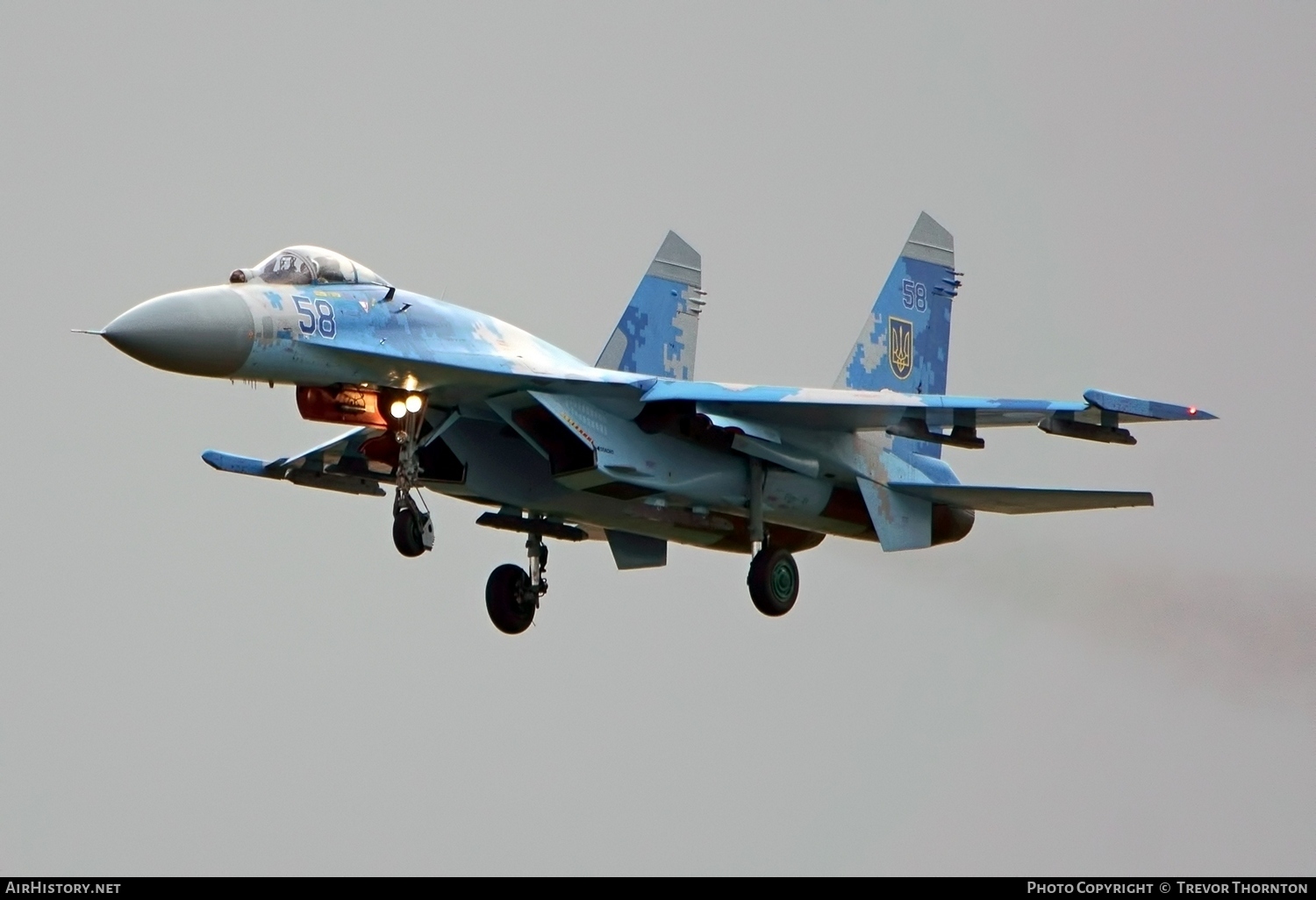 Aircraft Photo of 58 blue | Sukhoi Su-27P1M | Ukraine - Air Force | AirHistory.net #93337