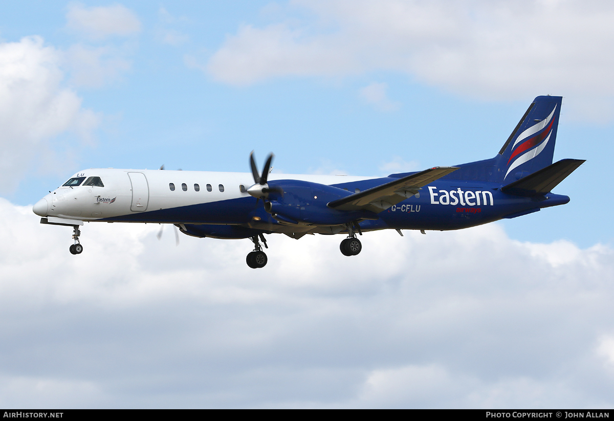 Aircraft Photo of G-CFLU | Saab 2000 | Eastern Airways | AirHistory.net #93346