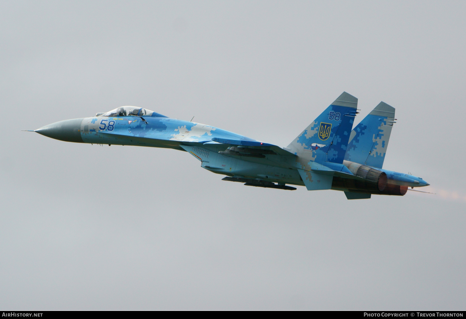 Aircraft Photo of 58 blue | Sukhoi Su-27P1M | Ukraine - Air Force | AirHistory.net #93350