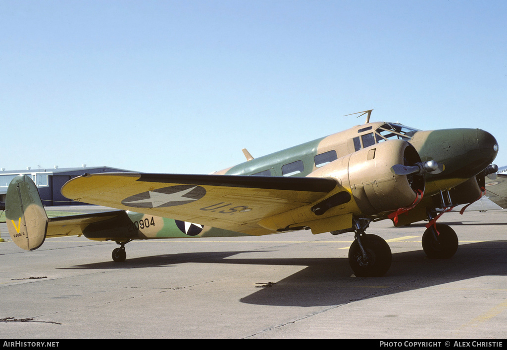 Aircraft Photo of N40074 / 210904 | Beech C-45H Expeditor | Confederate Air Force | USA - Army | AirHistory.net #93381