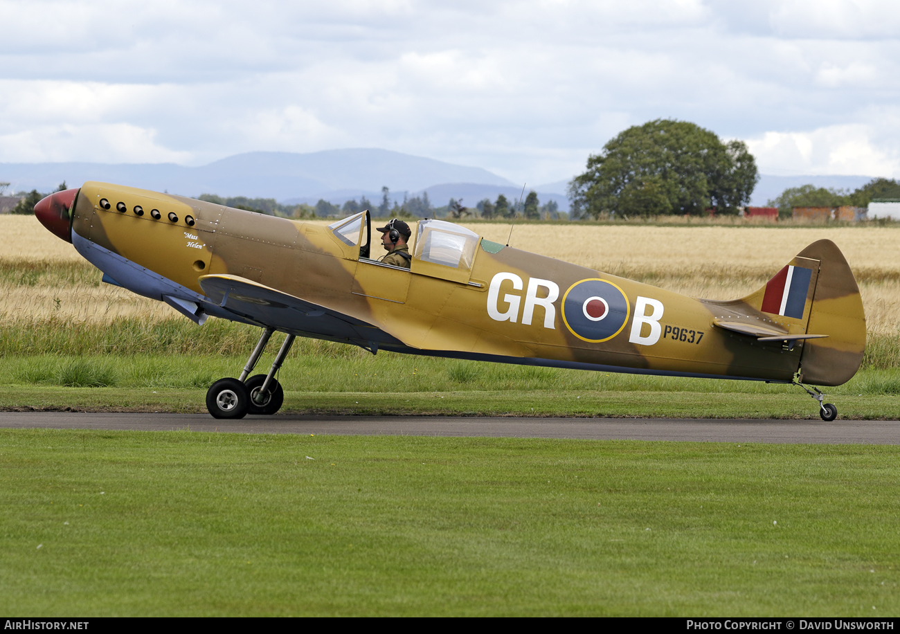 Aircraft Photo of G-RORB / P9637 | Supermarine Aircraft Spitfire Mk26 | UK - Air Force | AirHistory.net #93405