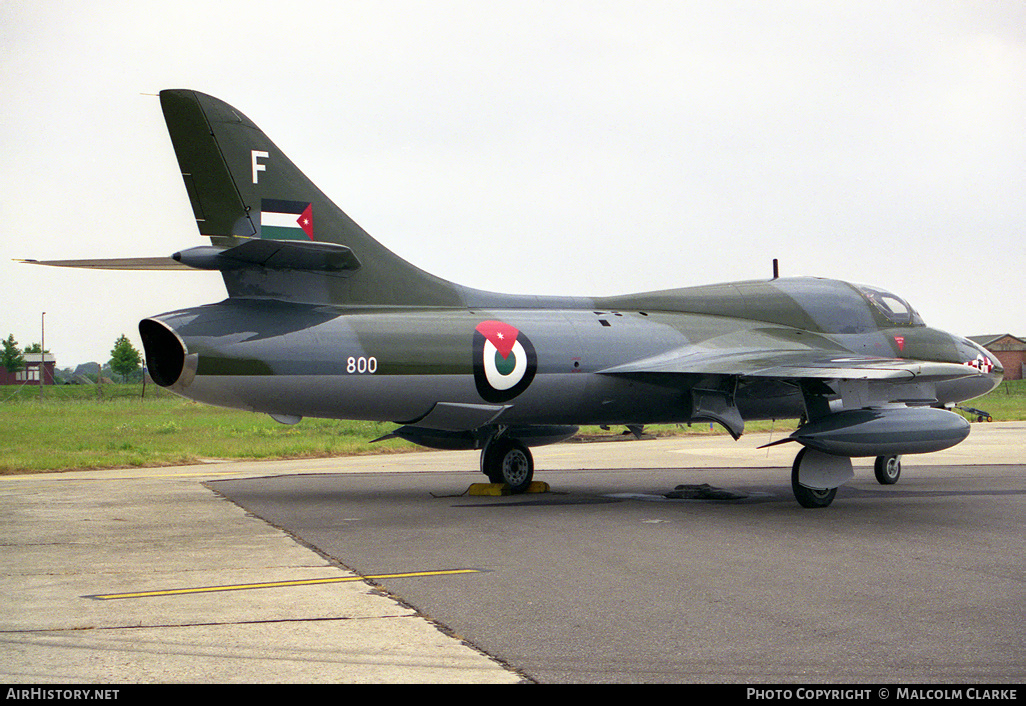 Aircraft Photo of G-BOOM / 800 | Hawker Hunter T7 | Jordan - Air Force | AirHistory.net #93413
