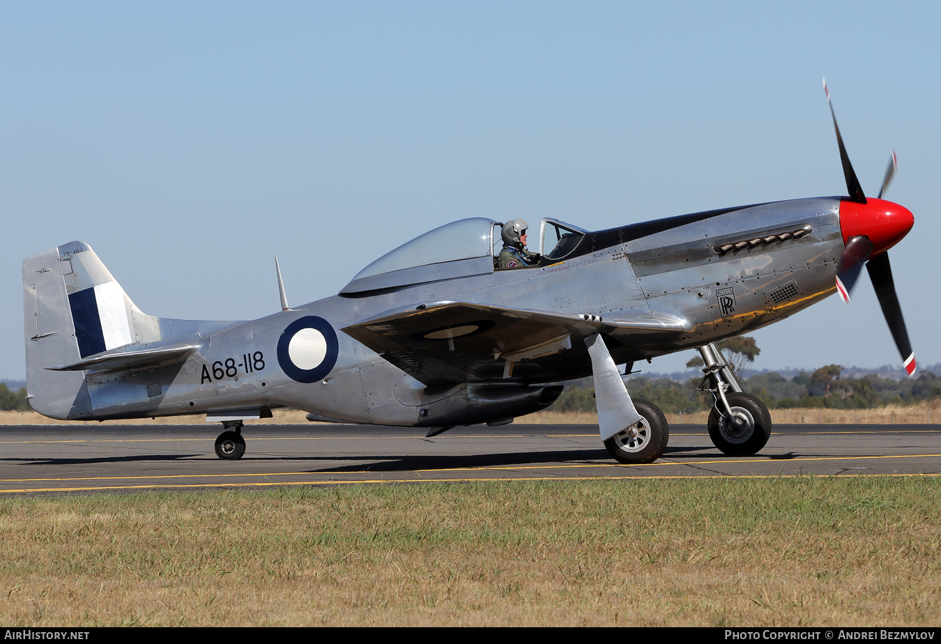 Aircraft Photo of VH-AGJ / A68-118 | Commonwealth CA-18 Mustang 21 (P-51D) | Australia - Air Force | AirHistory.net #93420