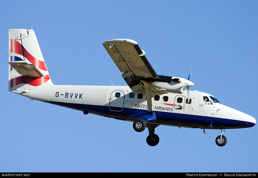 Aircraft Photo of G-BVVK | De Havilland Canada DHC-6-300 Twin Otter | British Airways | AirHistory.net #93427