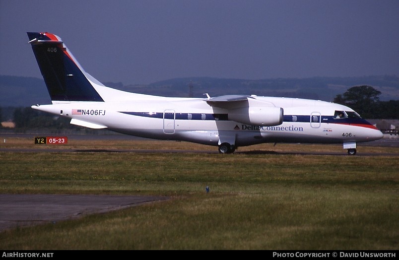 Aircraft Photo of N406FJ | Fairchild Dornier 328-310 328JET | Delta Connection | AirHistory.net #93431