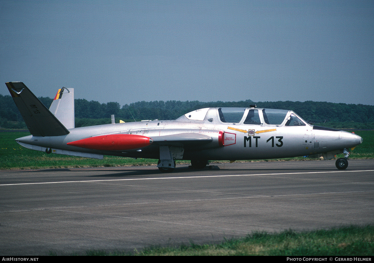Aircraft Photo of MT13 | Fouga CM-170R Magister | Belgium - Air Force | AirHistory.net #93456