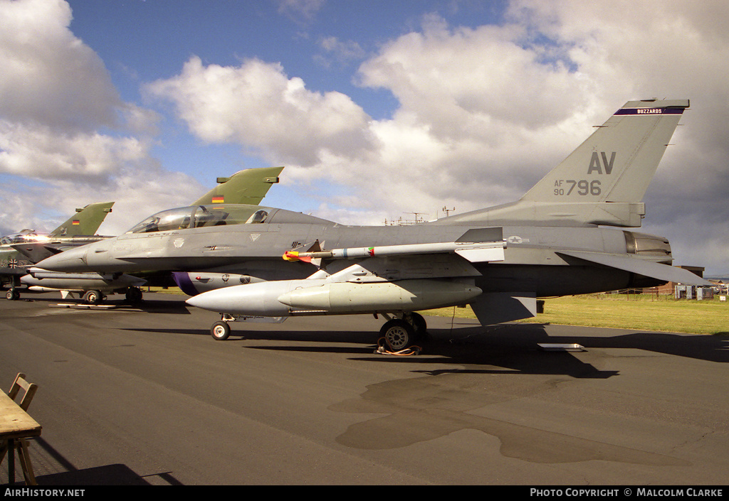 Aircraft Photo of 90-0796 / AF90-796 | General Dynamics F-16DG Fighting Falcon | USA - Air Force | AirHistory.net #93457