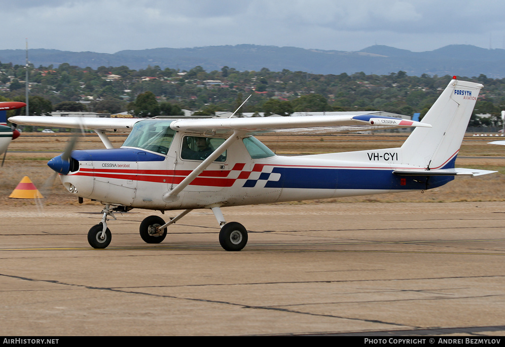 Aircraft Photo of VH-CYI | Cessna A152 Aerobat | Forsyth Aviation | AirHistory.net #93511