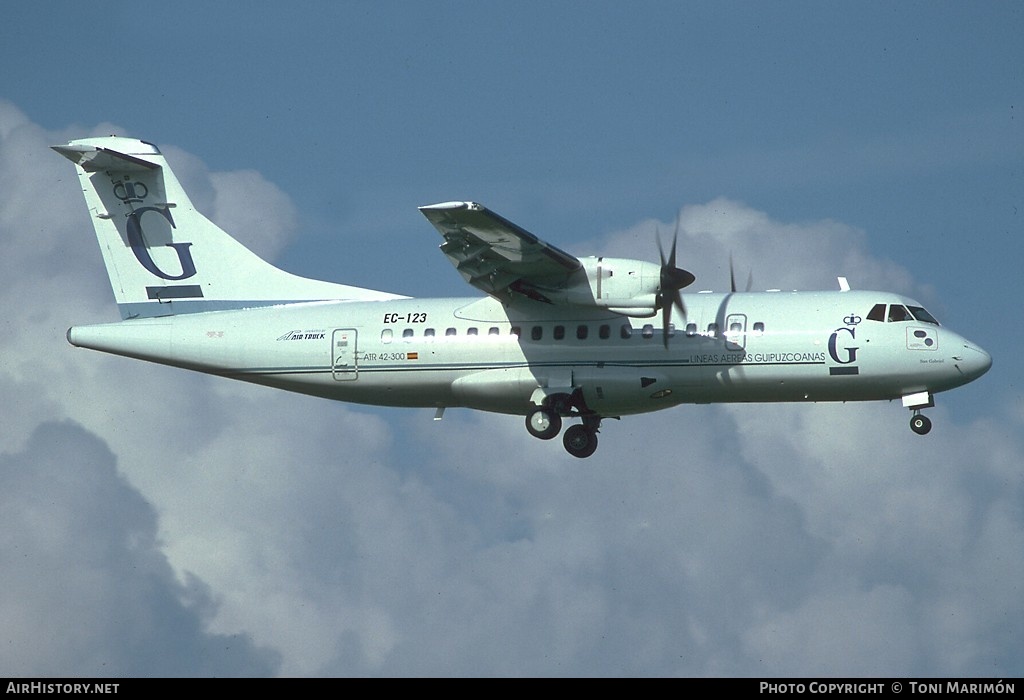 Aircraft Photo of EC-123 | ATR ATR-42-320 | Líneas Aéreas Guipuzcoanas | AirHistory.net #93570