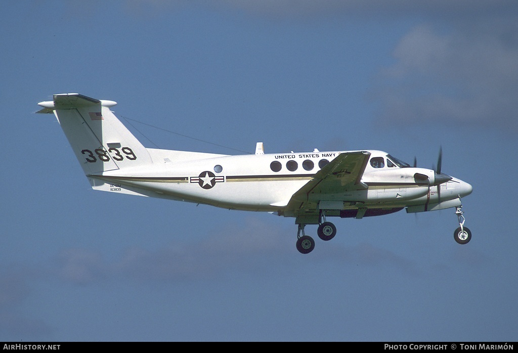 Aircraft Photo of 163839 / 3839 | Beech UC-12M Super King Air (A200C) | USA - Navy | AirHistory.net #93575