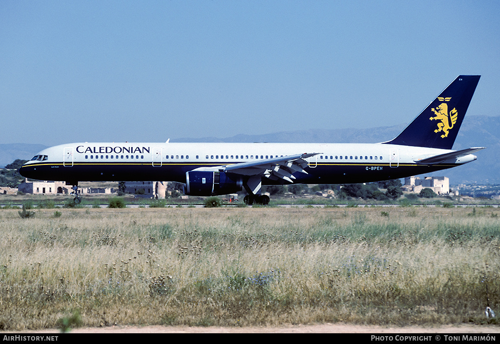 Aircraft Photo of G-BPEH | Boeing 757-236 | Caledonian Airways | AirHistory.net #93577