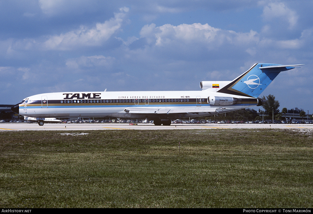Aircraft Photo of HC-BRI / FAE-560 | Boeing 727-230/Adv | TAME - Transportes Aéreos Militares Ecuatorianos | AirHistory.net #93581