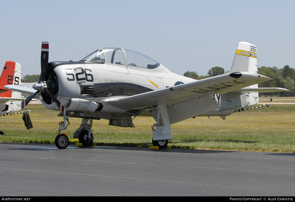 Aircraft Photo of N526D / NX526D / 140526 | North American T-28C Trojan | USA - Navy | AirHistory.net #93584