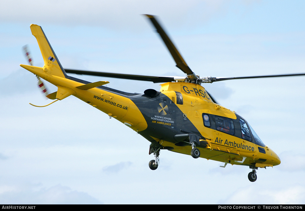 Aircraft Photo of G-RSCU | Agusta A-109E Power | Warwickshire & Northamptonshire Air Ambulance | AirHistory.net #93587