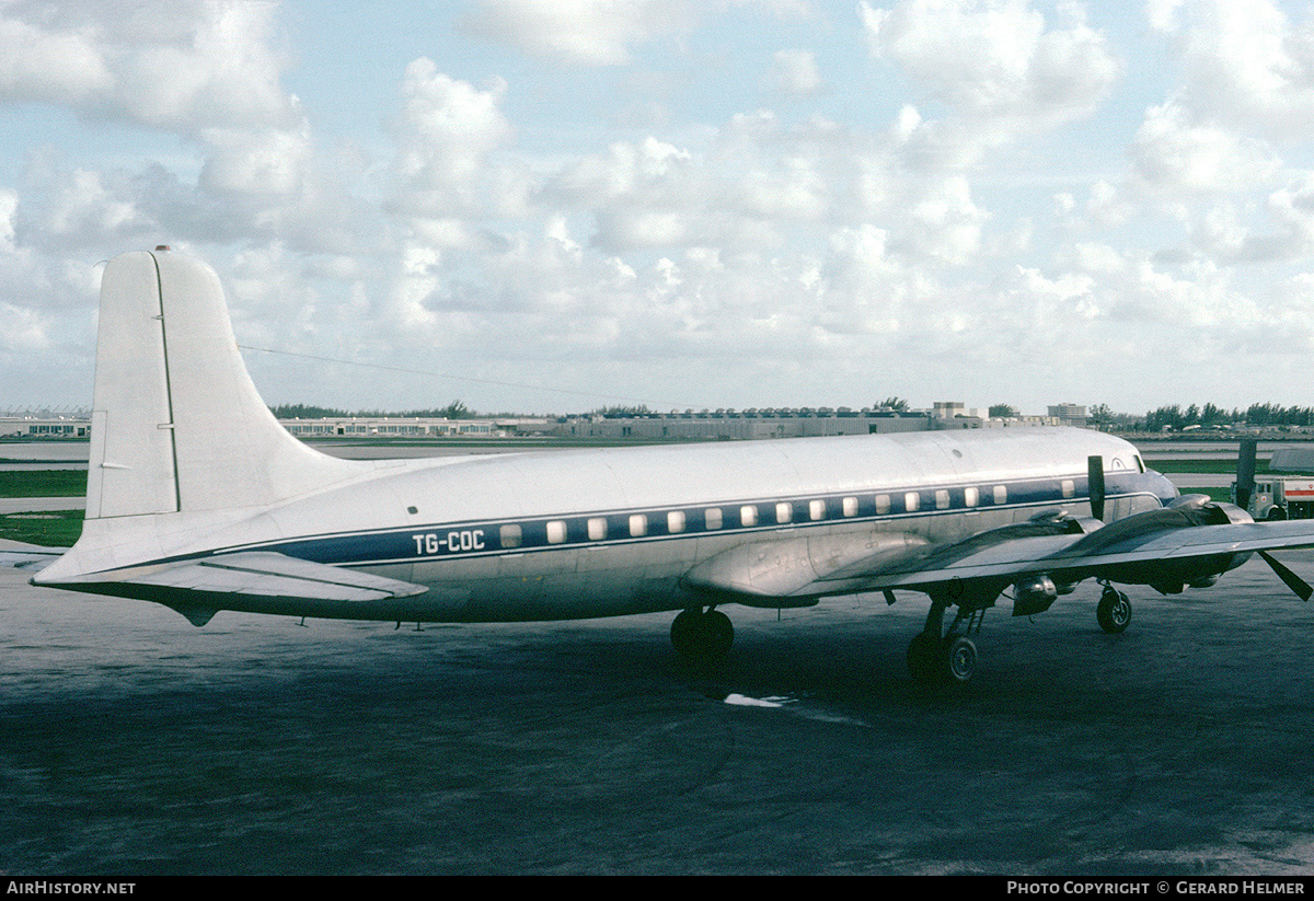 Aircraft Photo of TG-COC | Douglas DC-6A | AirHistory.net #93590