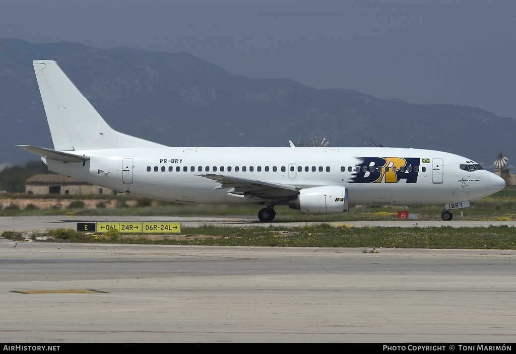 Aircraft Photo of PR-BRY | Boeing 737-33A | BRA Transportes Aereos | AirHistory.net #93608