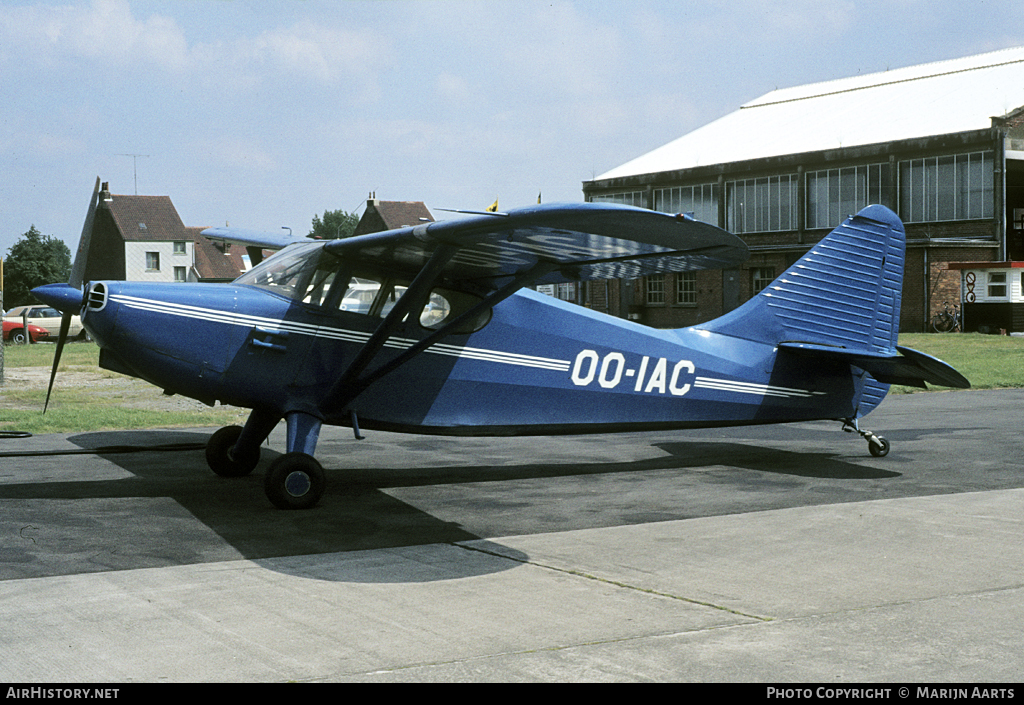 Aircraft Photo of OO-IAC | Stinson 108-3 Voyager | AirHistory.net #93611