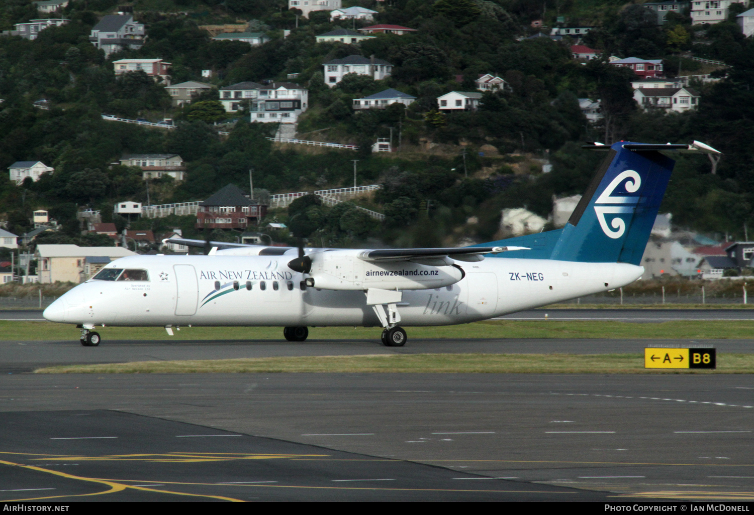 Aircraft Photo of ZK-NEG | Bombardier DHC-8-311Q Dash 8 | Air New Zealand Link | AirHistory.net #93631