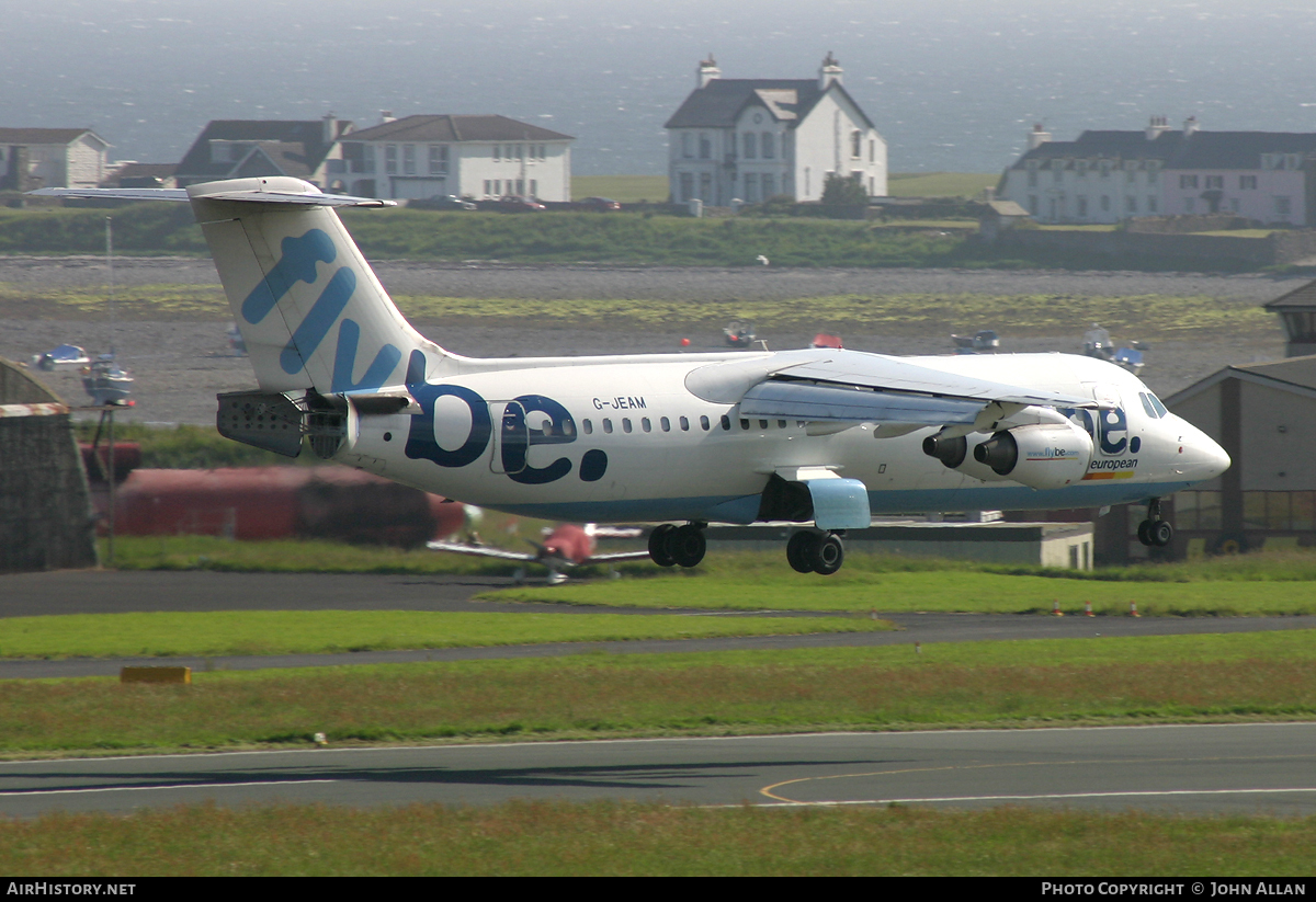 Aircraft Photo of G-JEAM | British Aerospace BAe-146-300 | Flybe - British European | AirHistory.net #93636