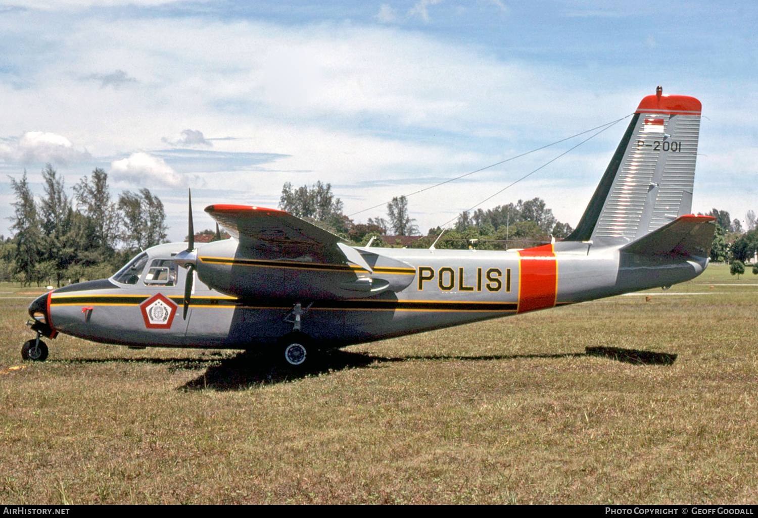 Aircraft Photo of P-2001 | Aero 560A Commander | Indonesia - Police | AirHistory.net #93652