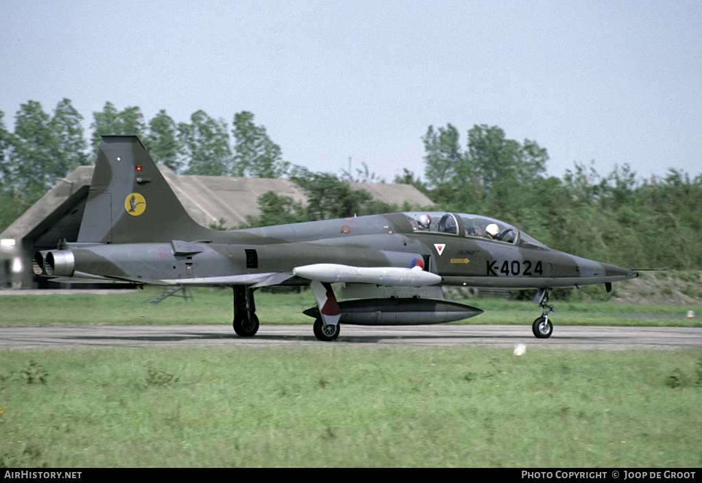 Aircraft Photo of K-4024 | Canadair NF-5B | Netherlands - Air Force | AirHistory.net #93657