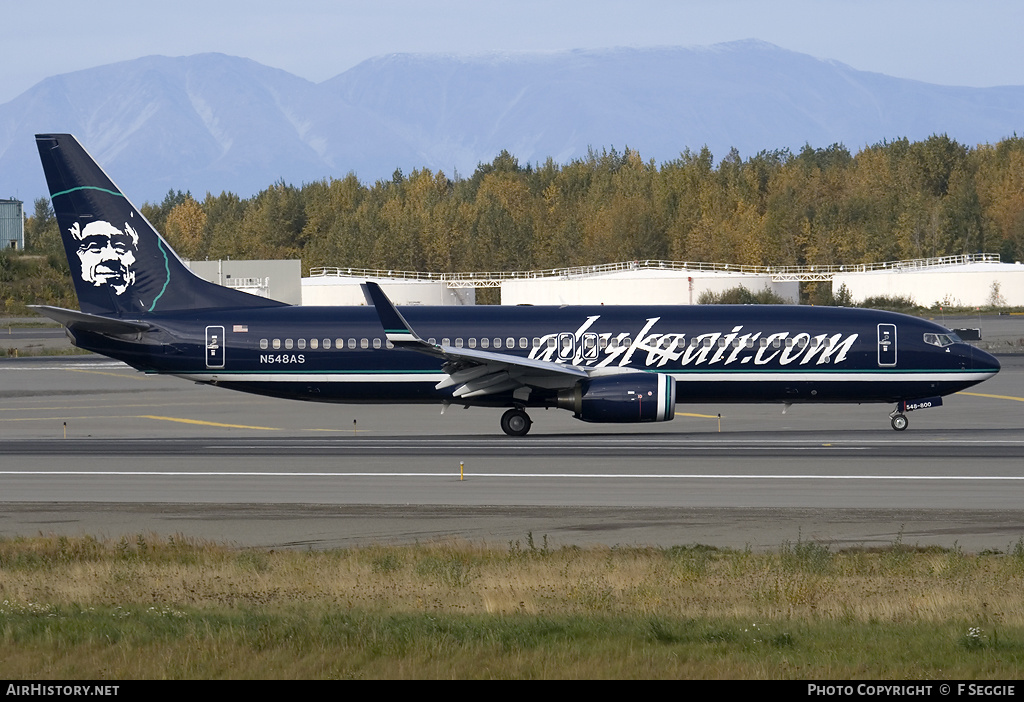 Aircraft Photo of N548AS | Boeing 737-890 | Alaska Airlines | AirHistory.net #93683