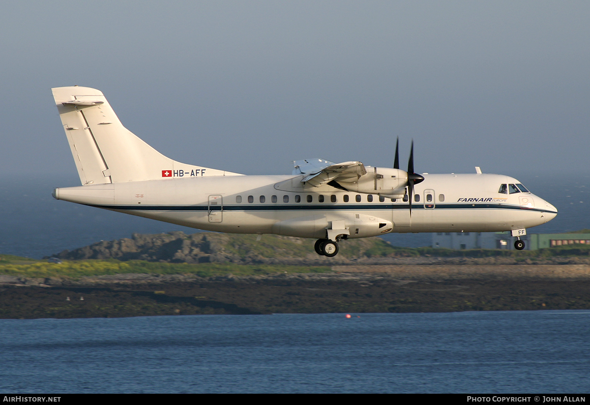 Aircraft Photo of HB-AFF | ATR ATR-42-320 | Farnair Europe | AirHistory.net #93684