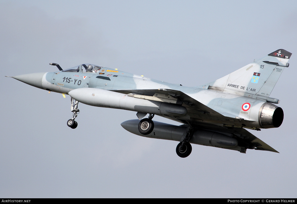 Aircraft Photo of 113 | Dassault Mirage 2000C | France - Air Force | AirHistory.net #93695