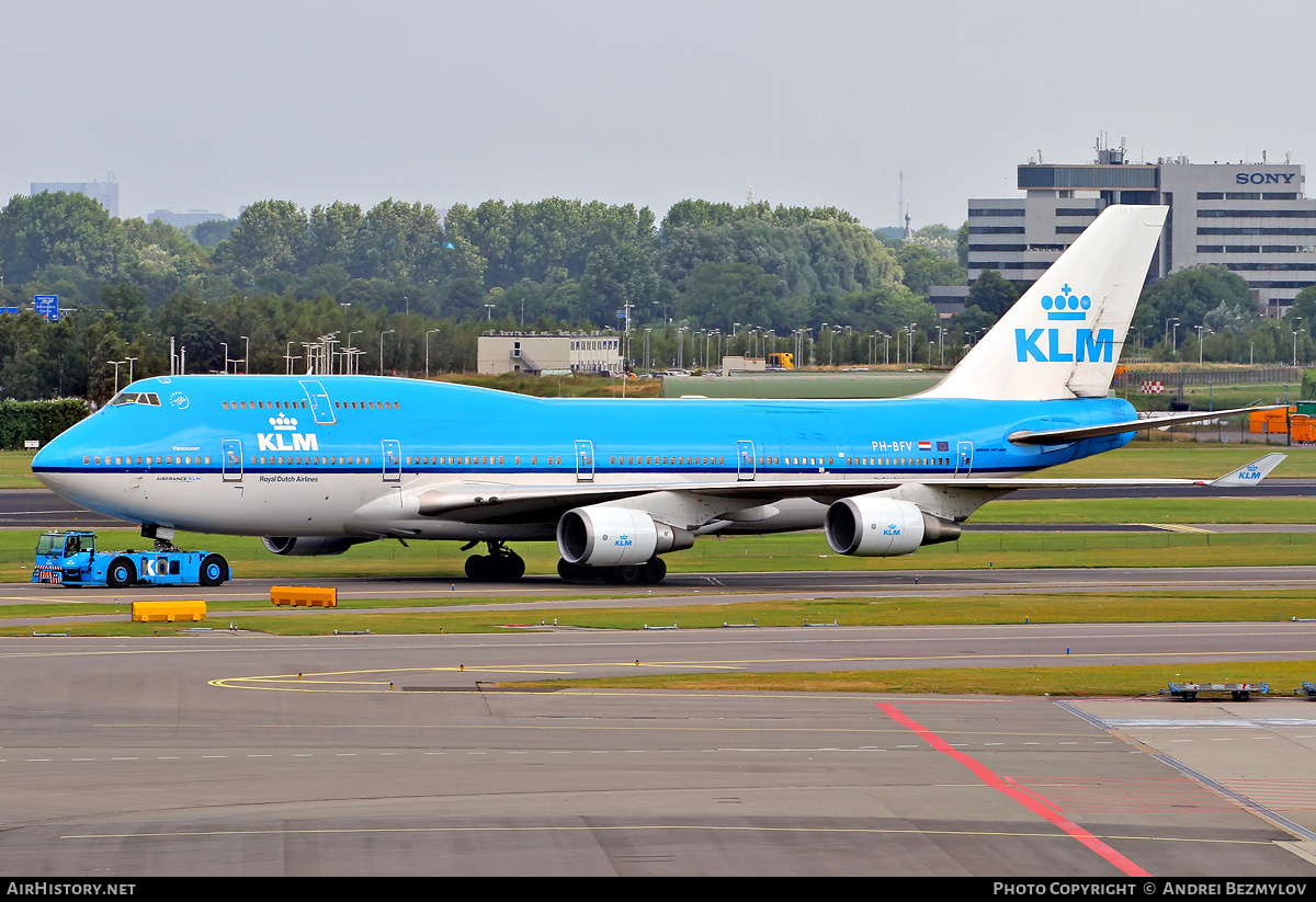 Aircraft Photo of PH-BFV | Boeing 747-406M | KLM - Royal Dutch Airlines | AirHistory.net #93710