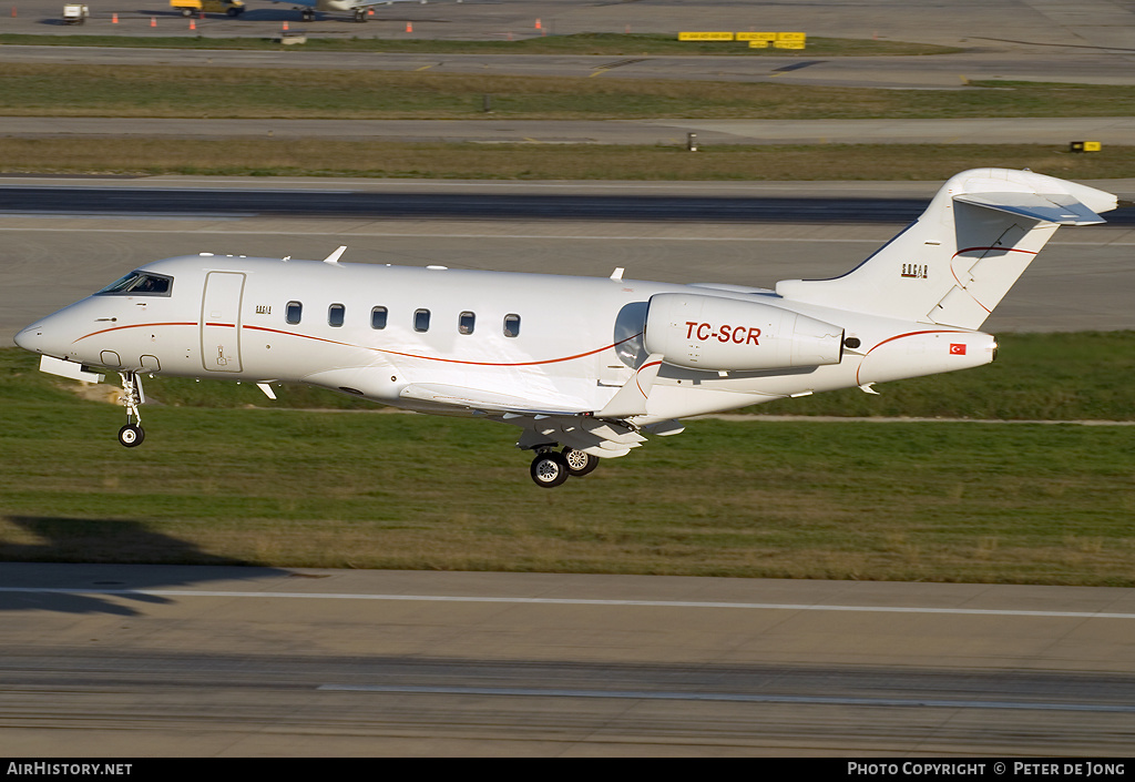 Aircraft Photo of TC-SCR | Bombardier Challenger 300 (BD-100-1A10) | SOCAR | AirHistory.net #93729